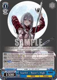 Scarlet - Racer's High - GODDESS OF VICTORY: NIKKE Vol.2 - Weiss Schwarz card