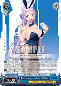 Folkwang - Moist Rabbit - GODDESS OF VICTORY: NIKKE Vol.2 - Weiss Schwarz card