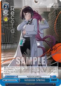 WISDOM SPRING - GODDESS OF VICTORY: NIKKE Vol.2 - Weiss Schwarz card