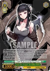 "Kill the Target" D: Killer Wife (PR) - GODDESS OF VICTORY: NIKKE Vol.2 - Weiss Schwarz card