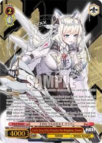 Noble King Who Protects the Kingdom, Crown (PR) - GODDESS OF VICTORY: NIKKE Vol.2 - Weiss Schwarz card