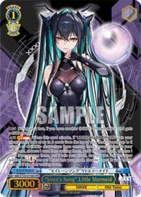 "Siren's Song" Little Mermaid (PR) - GODDESS OF VICTORY: NIKKE Vol.2 - Weiss Schwarz card