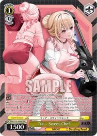 Tia - Sweet Chef (SR) - GODDESS OF VICTORY: NIKKE Vol.2 - Weiss Schwarz card