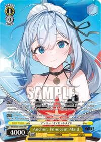Anchor: Innocent Maid (SR) - GODDESS OF VICTORY: NIKKE Vol.2 - Weiss Schwarz card