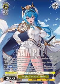 "Aegis Cannon" Helm (SR) - GODDESS OF VICTORY: NIKKE Vol.2 - Weiss Schwarz card