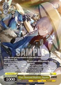 Two Thousand Replicas, Nayuta (SR) - GODDESS OF VICTORY: NIKKE Vol.2 - Weiss Schwarz card