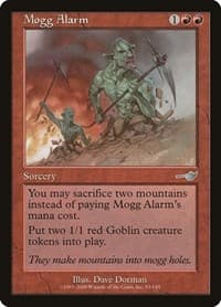 Mogg Alarm - Nemesis - Magic: The Gathering card
