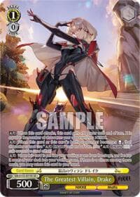 The Greatest Villain, Drake (SR) - GODDESS OF VICTORY: NIKKE Vol.2 - Weiss Schwarz card