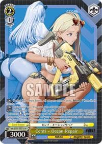 Centi - Ocean Repair (SR) - GODDESS OF VICTORY: NIKKE Vol.2 - Weiss Schwarz card