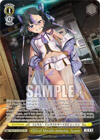 CEO of Missilis Industry, Syuen (SR) - GODDESS OF VICTORY: NIKKE Vol.2 - Weiss Schwarz card