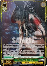 "Plot Spoiler" Grave (SR) - GODDESS OF VICTORY: NIKKE Vol.2 - Weiss Schwarz card