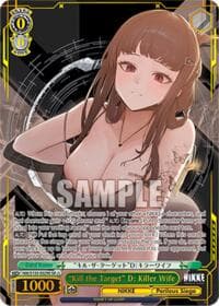 "Kill the Target" D: Killer Wife (SR) - GODDESS OF VICTORY: NIKKE Vol.2 - Weiss Schwarz card