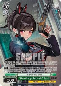 "Overcharge Formula" Zwei (SR) - GODDESS OF VICTORY: NIKKE Vol.2 - Weiss Schwarz card