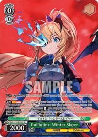 Guillotine: Winter Slayer (SR) - GODDESS OF VICTORY: NIKKE Vol.2 - Weiss Schwarz card
