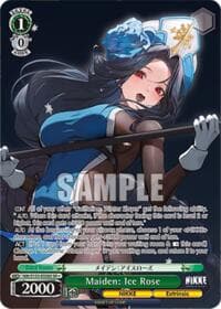 Maiden: Ice Rose (SR) - GODDESS OF VICTORY: NIKKE Vol.2 - Weiss Schwarz card