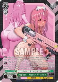 Pepper - Ocean Vitamin (SR) - GODDESS OF VICTORY: NIKKE Vol.2 - Weiss Schwarz card