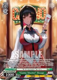 "Game Master" Rouge (SR) - GODDESS OF VICTORY: NIKKE Vol.2 - Weiss Schwarz card