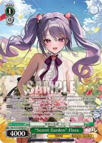 "Secret Garden" Flora (SR) - GODDESS OF VICTORY: NIKKE Vol.2 - Weiss Schwarz card