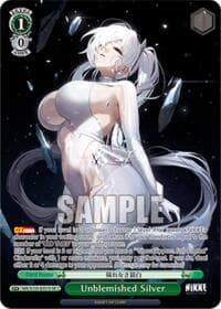 Unblemished Silver (SR) - GODDESS OF VICTORY: NIKKE Vol.2 - Weiss Schwarz card