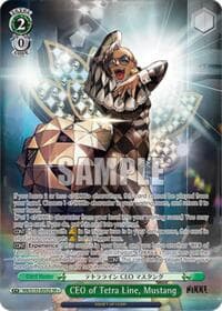 CEO of Tetra Line, Mustang (SR) - GODDESS OF VICTORY: NIKKE Vol.2 - Weiss Schwarz card