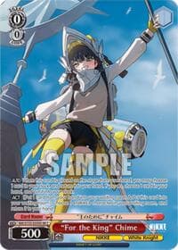 "For the King" Chime (SR) - GODDESS OF VICTORY: NIKKE Vol.2 - Weiss Schwarz card