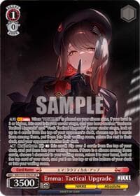 Emma: Tactical Upgrade (SR) - GODDESS OF VICTORY: NIKKE Vol.2 - Weiss Schwarz card