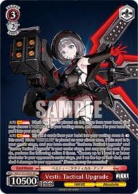 Vesti: Tactical Upgrade (SR) - GODDESS OF VICTORY: NIKKE Vol.2 - Weiss Schwarz card