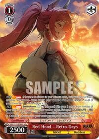 Red Hood - Retro Days (SR) - GODDESS OF VICTORY: NIKKE Vol.2 - Weiss Schwarz card