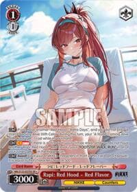 Rapi: Red Hood - Red Flavor (SR) - GODDESS OF VICTORY: NIKKE Vol.2 - Weiss Schwarz card