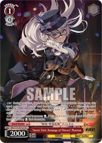 "Secret Trick: Rampage of Thieves" Phantom (SR) - GODDESS OF VICTORY: NIKKE Vol.2 - Weiss Schwarz card
