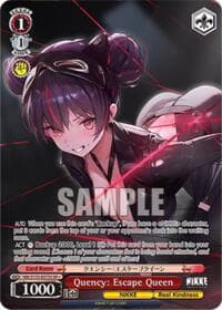 Quency: Escape Queen (SR) - GODDESS OF VICTORY: NIKKE Vol.2 - Weiss Schwarz card