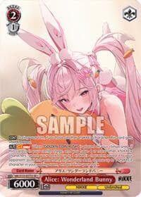 Alice: Wonderland Bunny (SR) - GODDESS OF VICTORY: NIKKE Vol.2 - Weiss Schwarz card