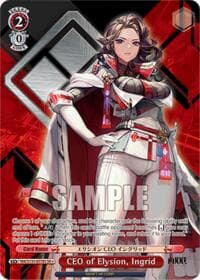 CEO of Elysion, Ingrid (SR) - GODDESS OF VICTORY: NIKKE Vol.2 - Weiss Schwarz card