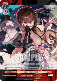 GO! NINJA THIEF! (SR) - GODDESS OF VICTORY: NIKKE Vol.2 - Weiss Schwarz card