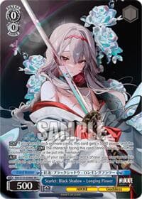 Scarlet: Black Shadow - Longing Flower (SR) - GODDESS OF VICTORY: NIKKE Vol.2 - Weiss Schwarz card