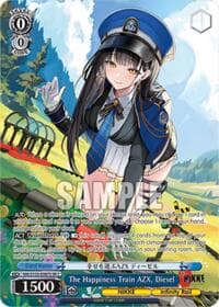 The Happiness Train AZX, Diesel (SR) - GODDESS OF VICTORY: NIKKE Vol.2 - Weiss Schwarz card