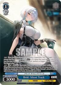 Brid: Silent Track (SR) - GODDESS OF VICTORY: NIKKE Vol.2 - Weiss Schwarz card