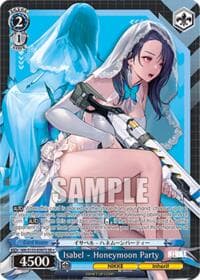 Isabel - Honeymoon Party (SR) - GODDESS OF VICTORY: NIKKE Vol.2 - Weiss Schwarz card