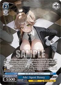 Ade: Agent Bunny (SR) - GODDESS OF VICTORY: NIKKE Vol.2 - Weiss Schwarz card