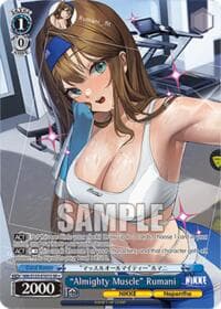 "Almighty Muscle" Rumani (SR) - GODDESS OF VICTORY: NIKKE Vol.2 - Weiss Schwarz card