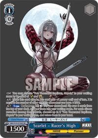 Scarlet - Racer's High (SR) - GODDESS OF VICTORY: NIKKE Vol.2 - Weiss Schwarz card