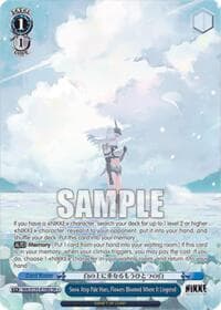 Snow Atop Pale Hues, Flowers Bloomed Where It Lingered (SR) - GODDESS OF VICTORY: NIKKE Vol.2 - Weiss Schwarz card