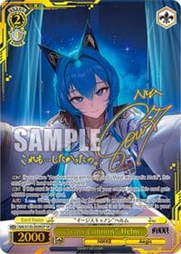 "Aegis Cannon" Helm (SP) - GODDESS OF VICTORY: NIKKE Vol.2 - Weiss Schwarz card