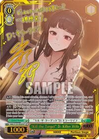"Kill the Target" D: Killer Wife (SP) - GODDESS OF VICTORY: NIKKE Vol.2 - Weiss Schwarz card