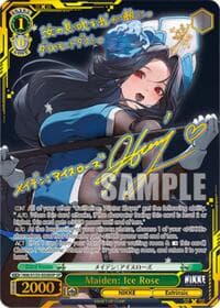 Maiden: Ice Rose (SP) - GODDESS OF VICTORY: NIKKE Vol.2 - Weiss Schwarz card