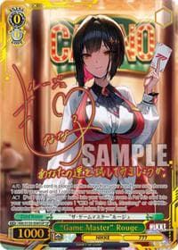 "Game Master" Rouge (SP) - GODDESS OF VICTORY: NIKKE Vol.2 - Weiss Schwarz card