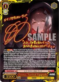 Emma: Tactical Upgrade (SP) - GODDESS OF VICTORY: NIKKE Vol.2 - Weiss Schwarz card