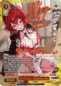 Red Hood - Nonsense Red (SP) - GODDESS OF VICTORY: NIKKE Vol.2 - Weiss Schwarz card