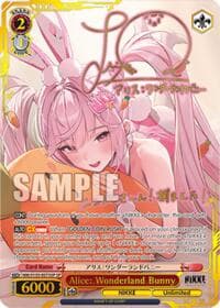 Alice: Wonderland Bunny (SP) - GODDESS OF VICTORY: NIKKE Vol.2 - Weiss Schwarz card
