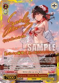 Sakura: Bloom in Summer (SP) - GODDESS OF VICTORY: NIKKE Vol.2 - Weiss Schwarz card